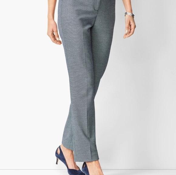 Talbots gray stretch trouser pants Womens 12 - Picture 2 of 6